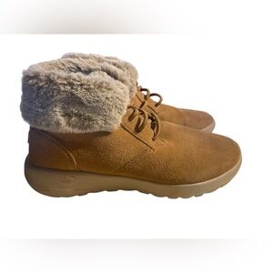 Skechers Tan Fur-Lined Winter Boots